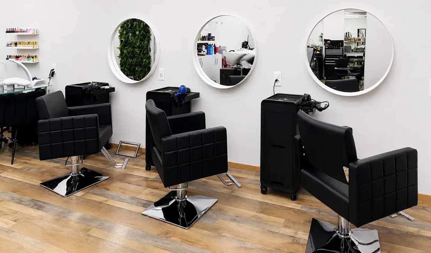 Intérieur du salon Alessia Coiffure