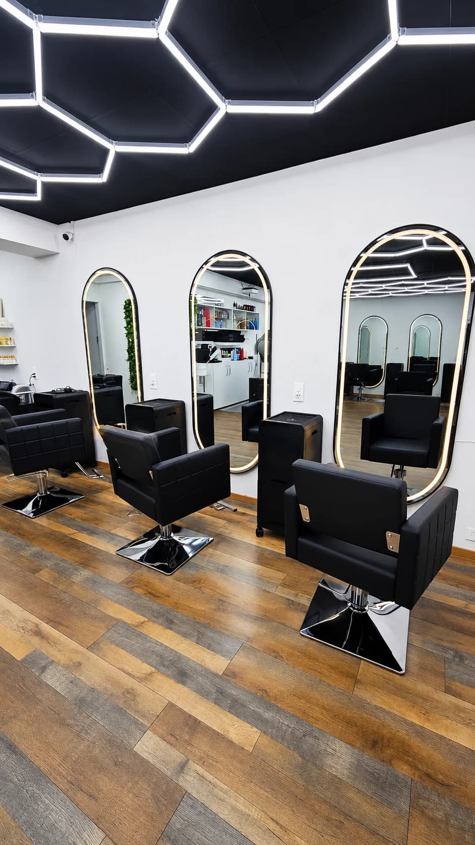 Intérieur du salon Alessia Coiffure