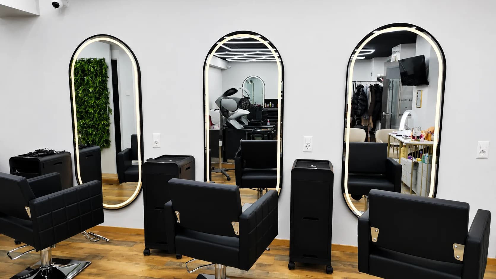 Intérieur du salon Alessia Coiffure
